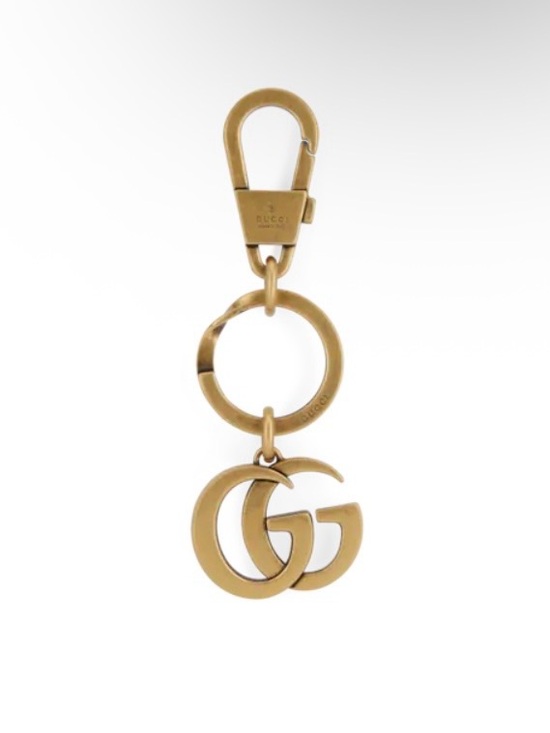 Gucci Accessories - Authentic Gucci Gold Double G Keychain Bag Charm